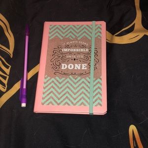 Small blank notebook